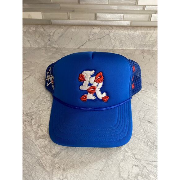 La Ropa Royal Blue Snapback Trucker Hat - Picture 2 of 7